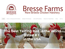 Tablet Screenshot of bressefarms.com